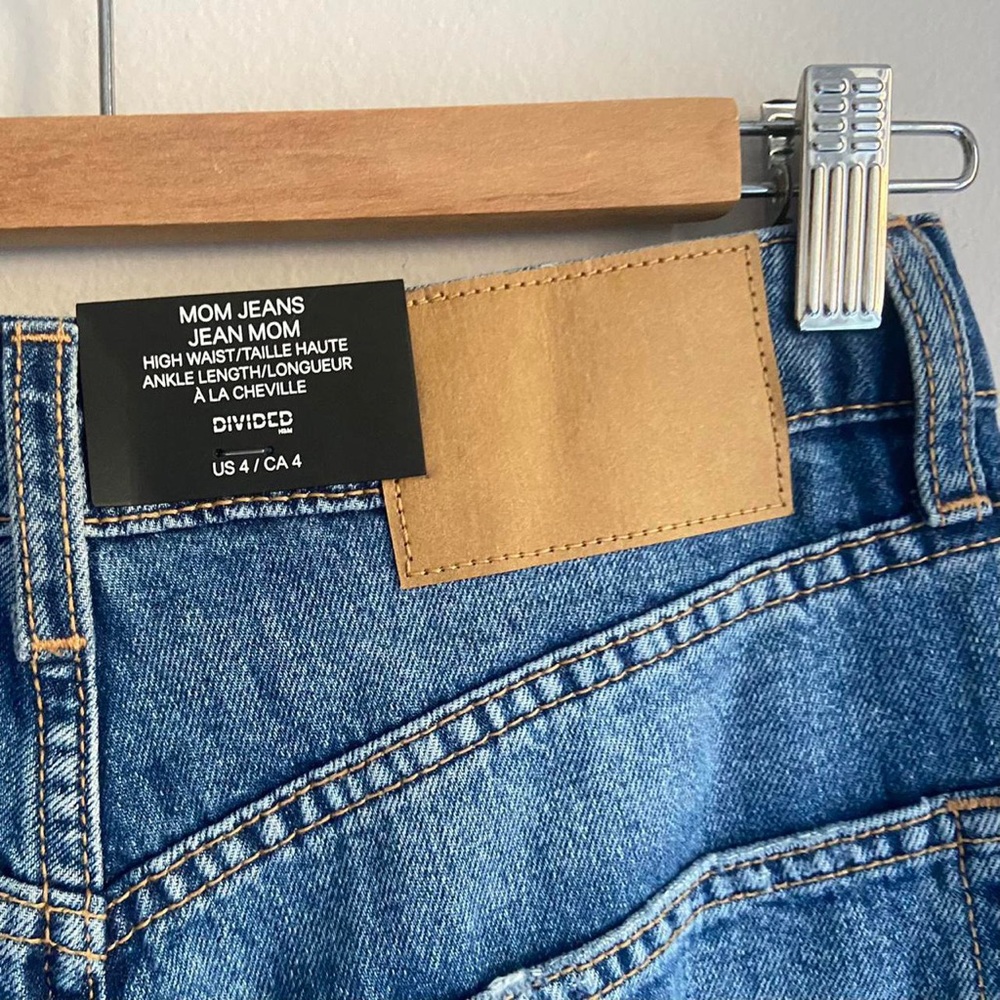 NWT Divided Distressed High Waisted Mom Jeans